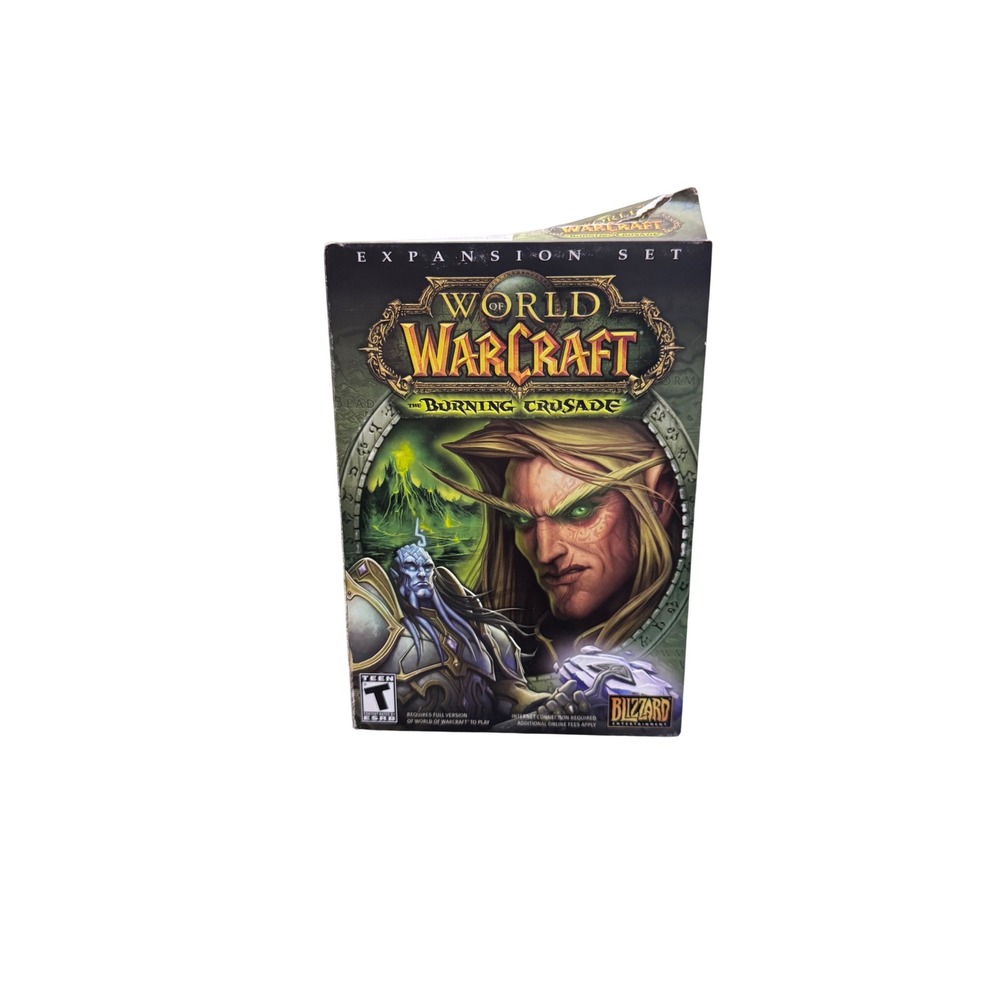 World of Warcraft The Burning Crusade PC Mac Expansion Set 4-Disc Box